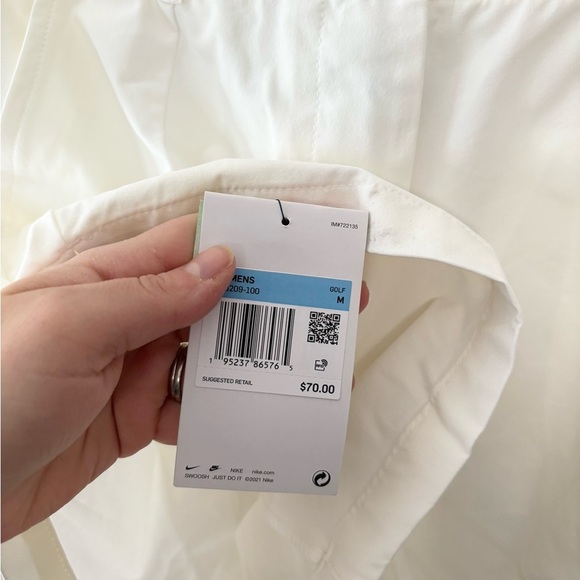 Nike white victory 5 inch shorts golf performance new size M - Picture 3 of 6